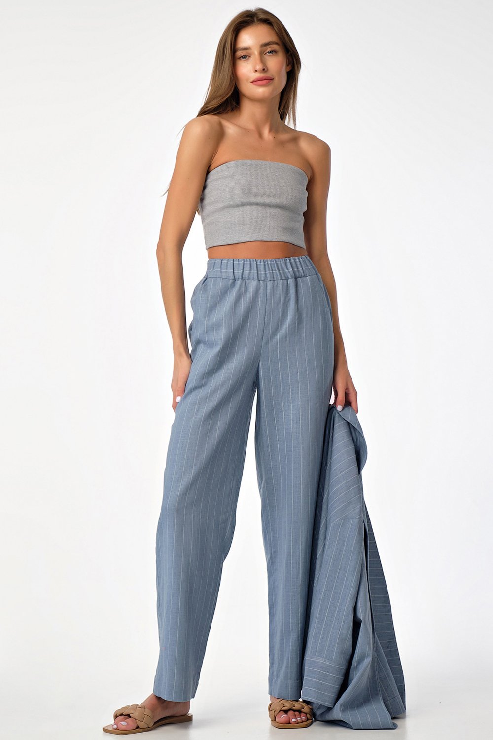 Топ 5108-11 серый  Fly арт.5108-11 оптом_фото4