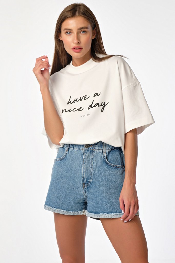 Футболка 599-02-02 тофу  Fly арт.599-02-02 оптом_фото1