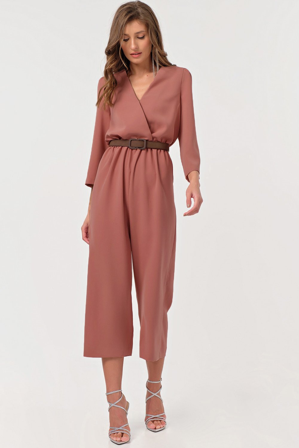 Комбинезон 8152-06-01 терракотовый  Fly арт.8152-06-01 оптом_фото3