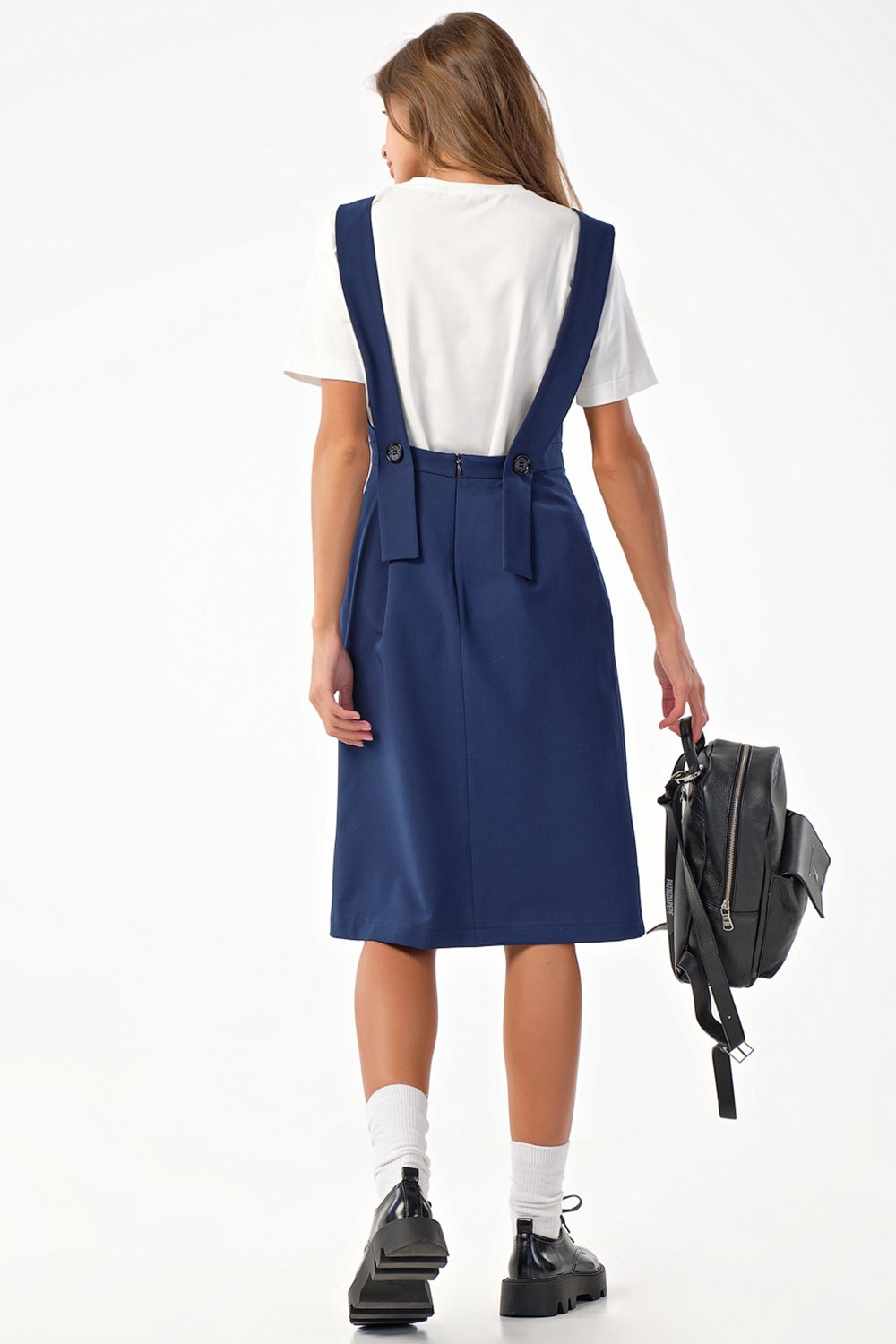 Сарафан 8156-08 синий  Fly арт.8156-08 оптом_фото2