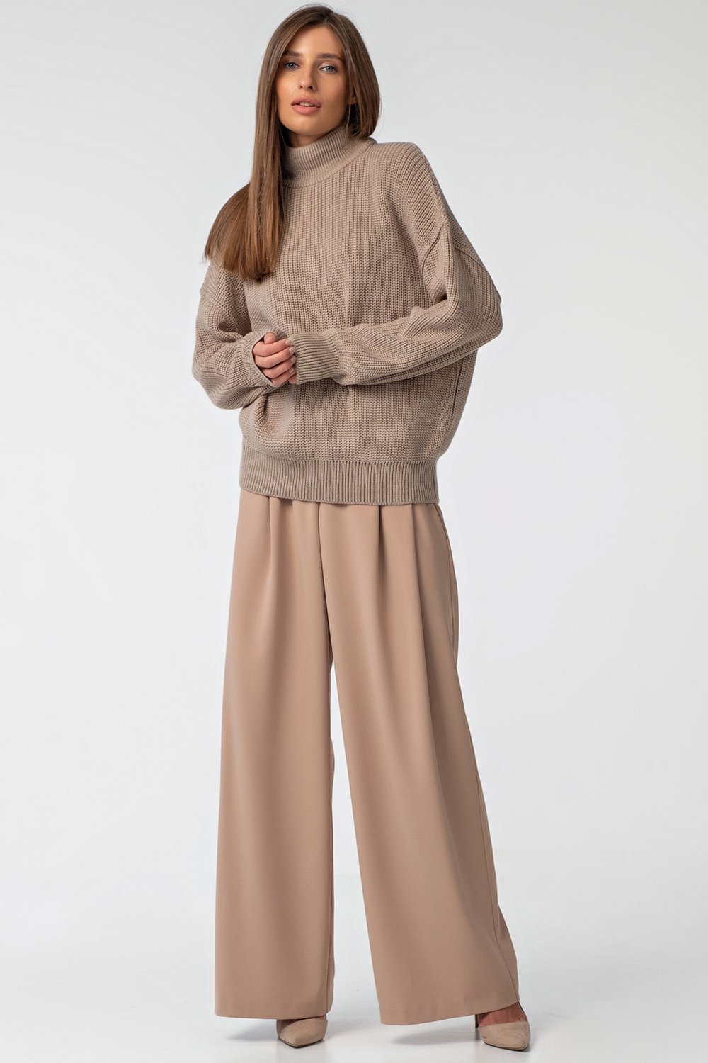 Джемпер 9361-07 натуральный беж Fly арт.9361-07 оптом_фото4