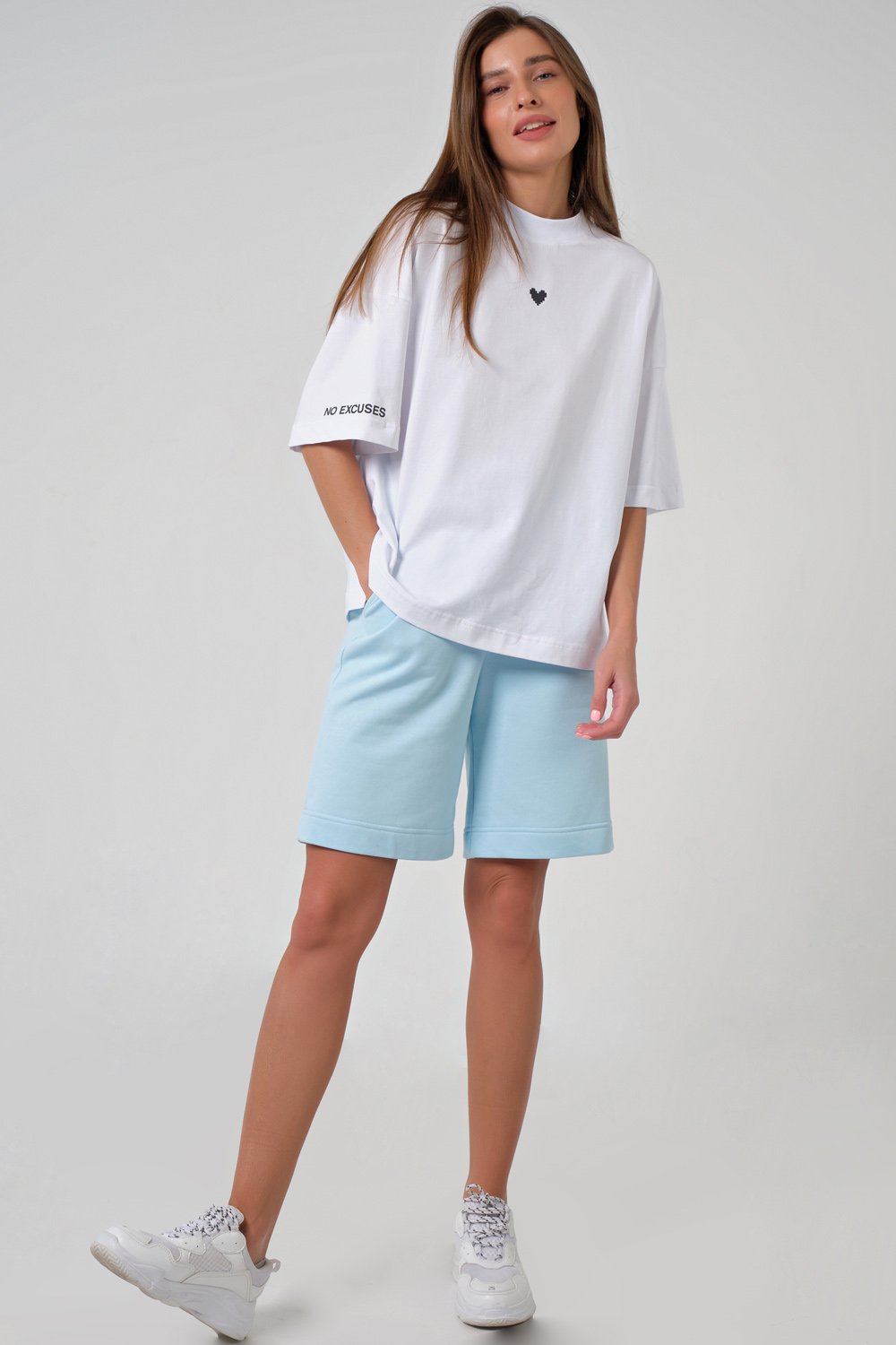 Футболка 599-02 белый Fly арт.599-02 оптом_фото4