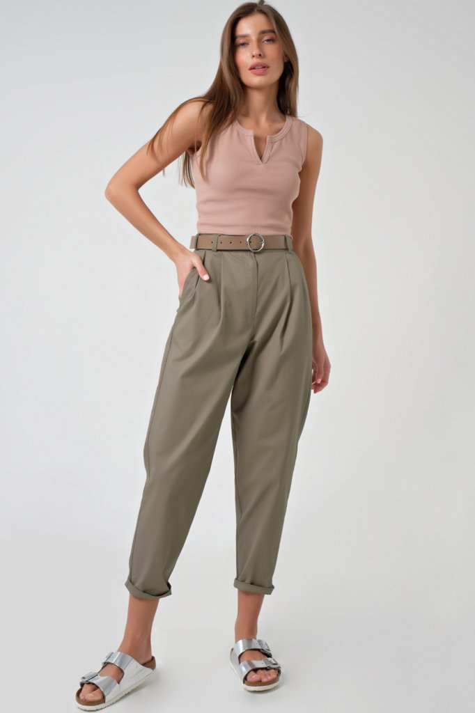 Брюки 4159-15 хаки Fly арт.4159-15 оптом_фото1