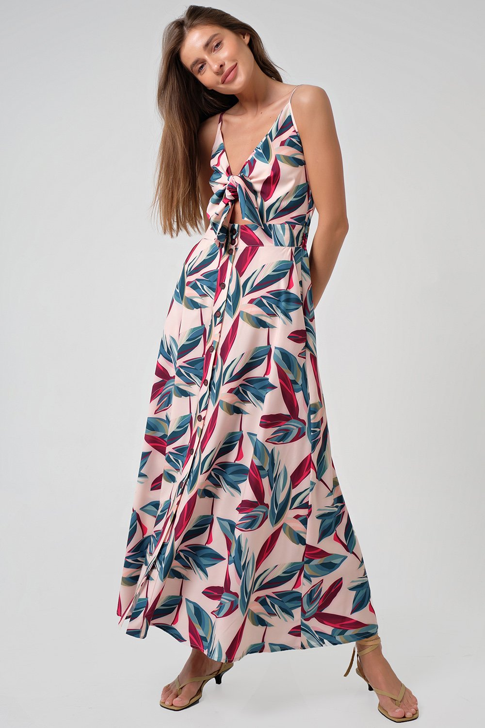 Сарафан 8175-15 мультиколор  Fly арт.8175-15 оптом_фото4