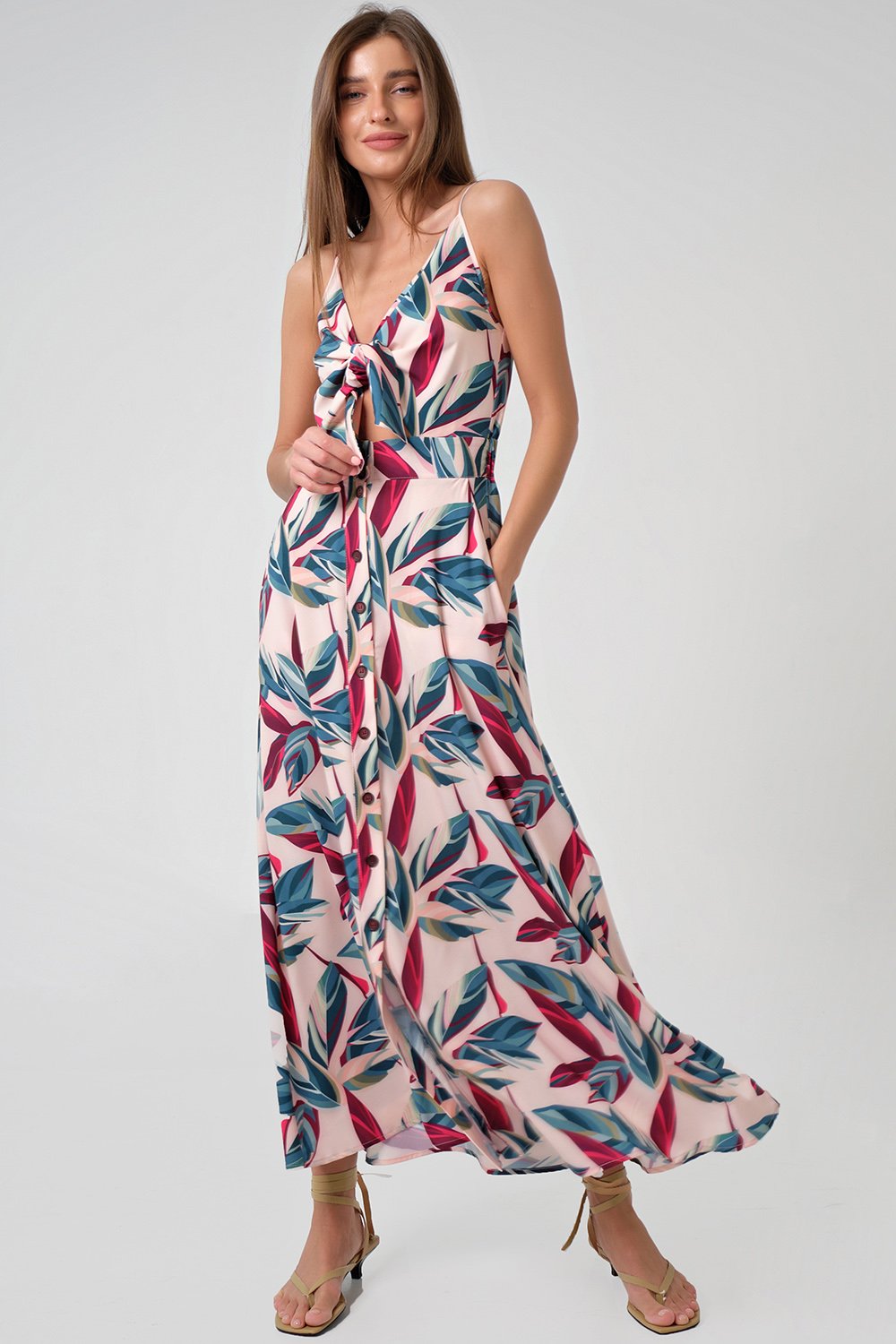 Сарафан 8175-15 мультиколор  Fly арт.8175-15 оптом_фото3