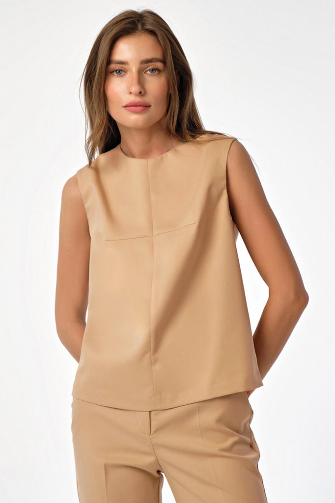 Костюм (брюки и топ) 4103-07-01 песочный Fly арт.4103-07-01 оптом_фото1