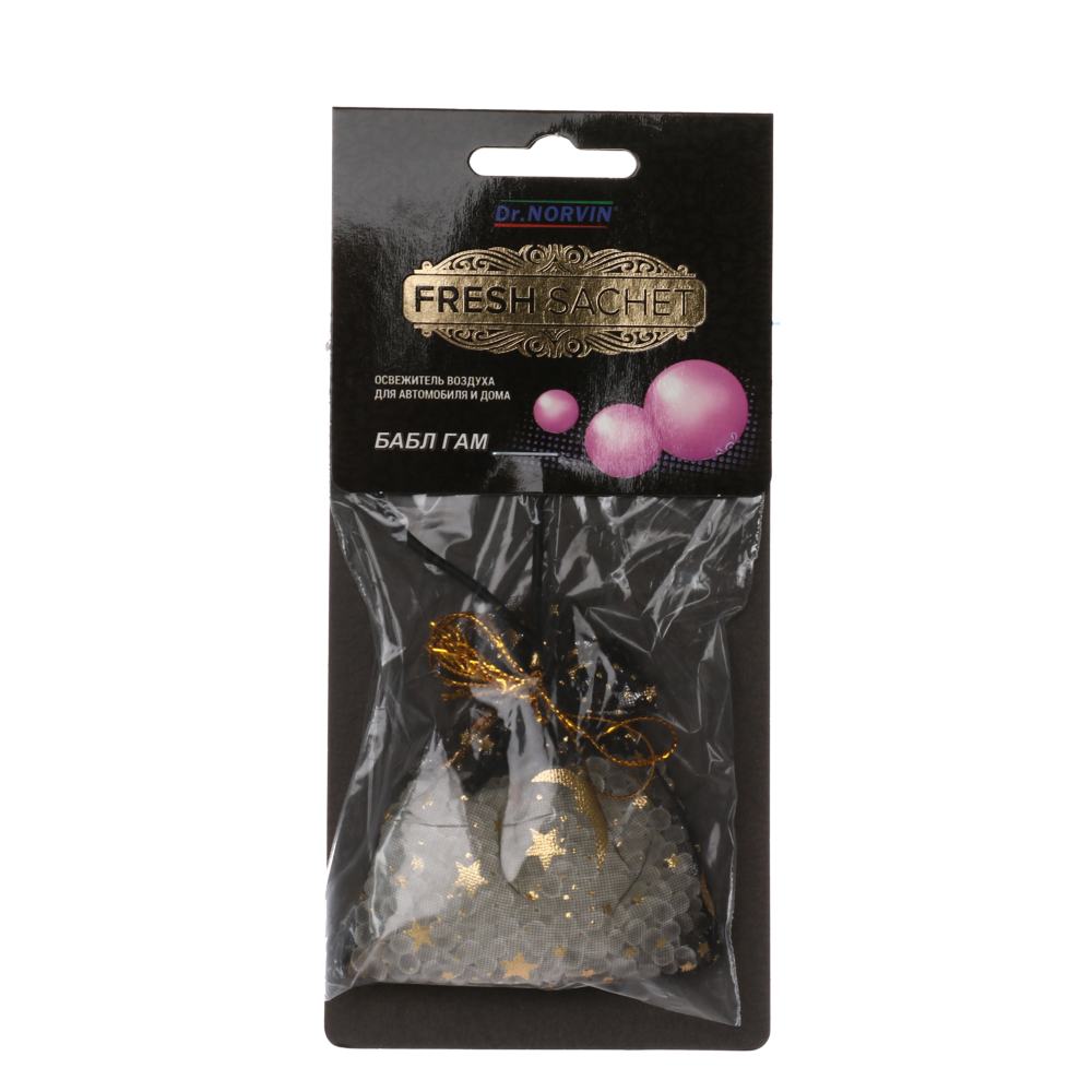 Освежитель воздуха гранулы "Dr.Norvin" Fresh Sachet БаблГам 20 гр Dr. Norvin арт.5118 оптом_фото1