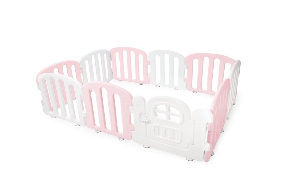 Детский манеж First Baby Room розовый-белый Ifam арт.IF-137-1-FBR-WBP10D оптом_фото1