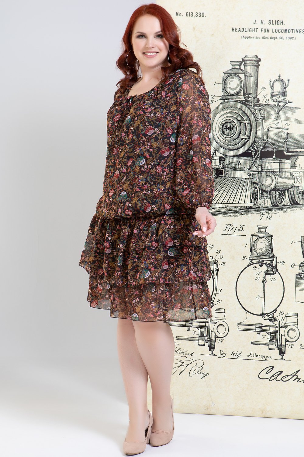 5115 Платье Прима Линия арт.5115 оптом_фото5