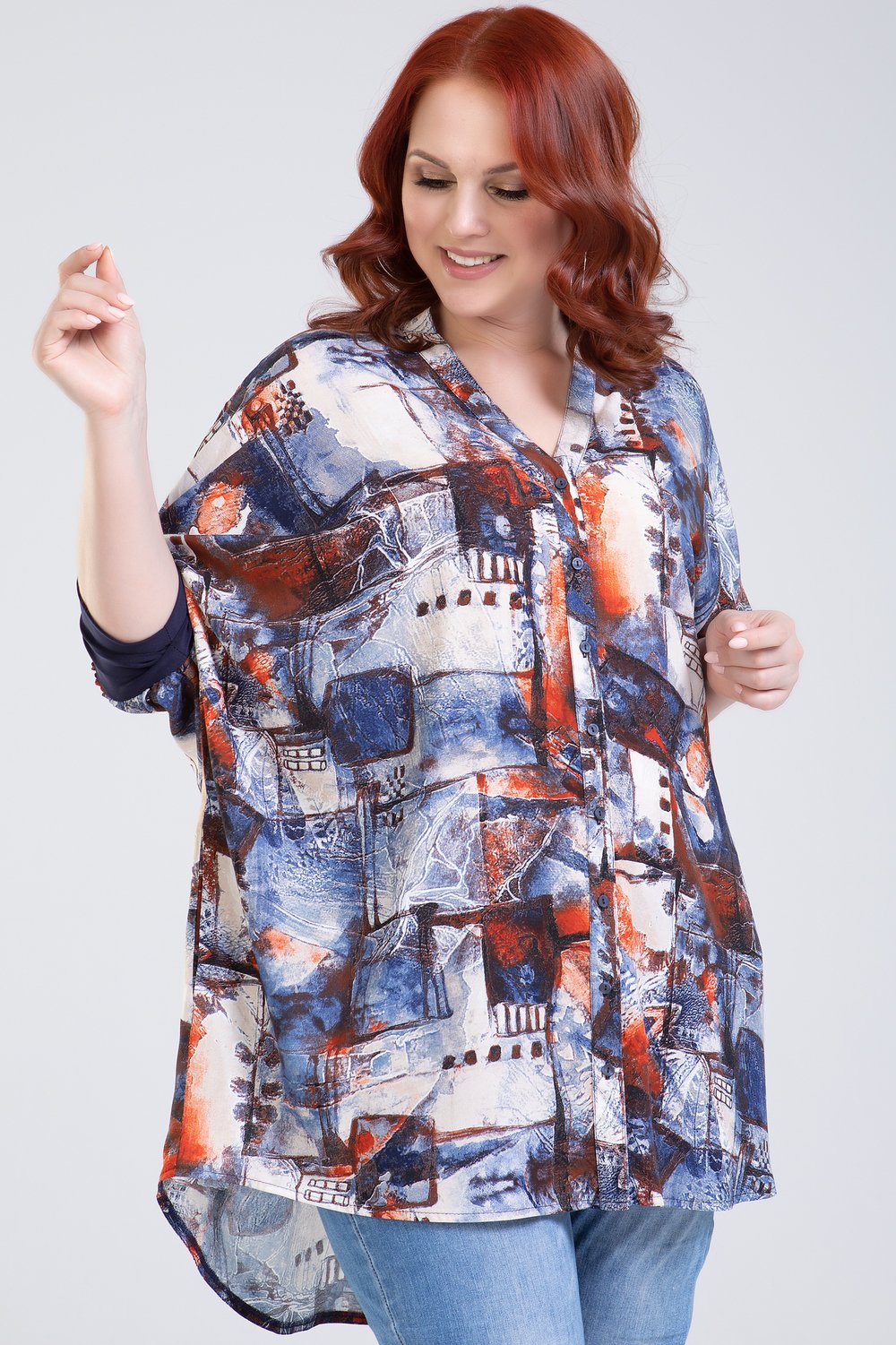 5128 Блуза Прима Линия арт.5128 оптом_фото1