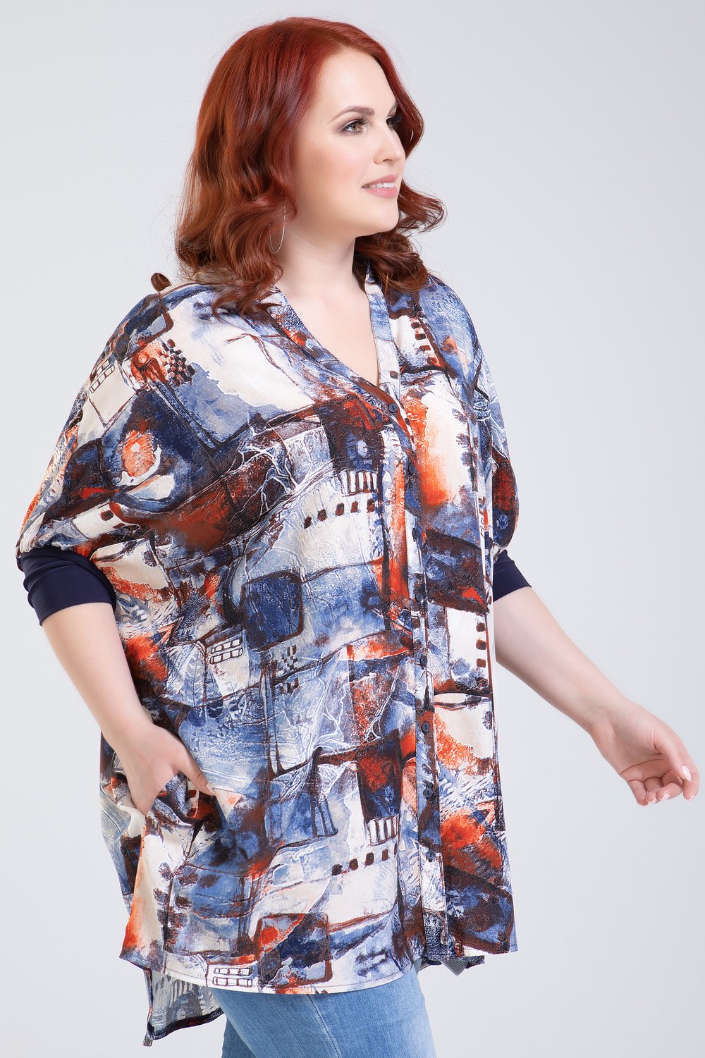 5128 Блуза Прима Линия арт.5128 оптом_фото3