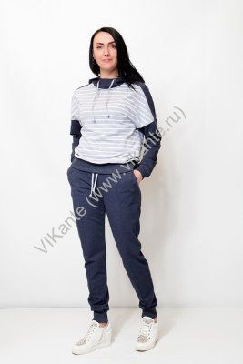 Костюм женский  Vi kante арт.110 артикул 80-83-95( джинс ) 40 оптом_фото1