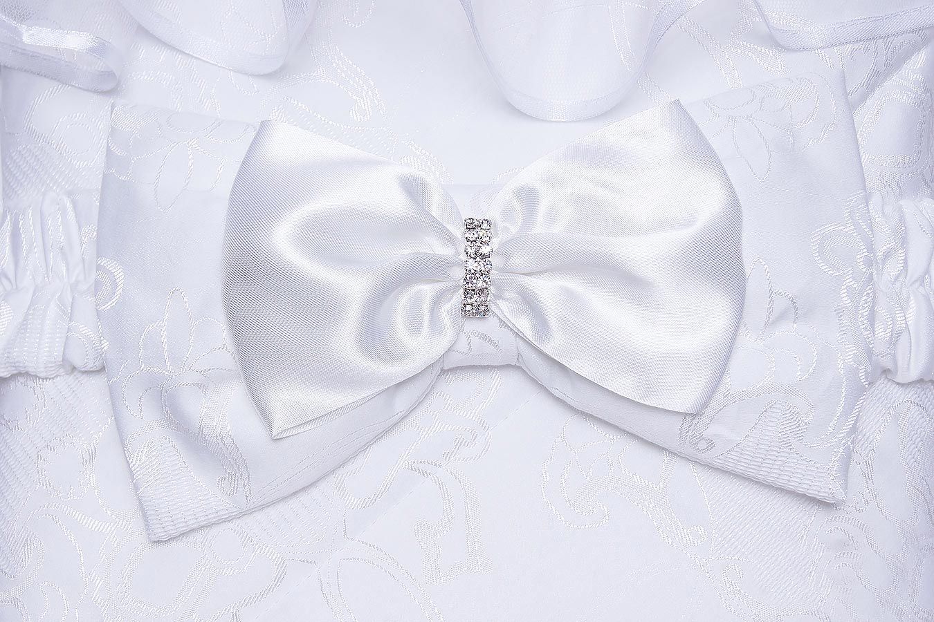 Комплект на выписку "Натурель" белый лето 4 пр. пакет на молнии ARSI арт.1110Б оптом_фото2