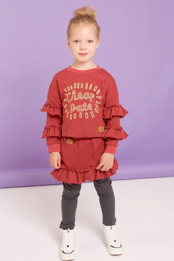 Костюм свитшот+лосины с юбкой А.I.Kids арт.MA1116 оптом_фото1