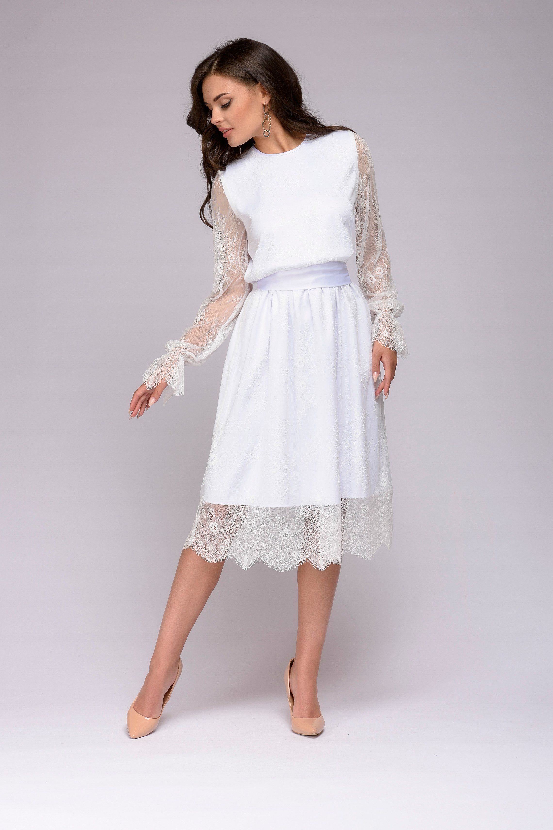 1001 Dress белое платье