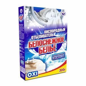 Белоснежное белье кислородный отбеливатель, карт.упак., 300гр   НБТ-Сибирь арт. оптом_фото1