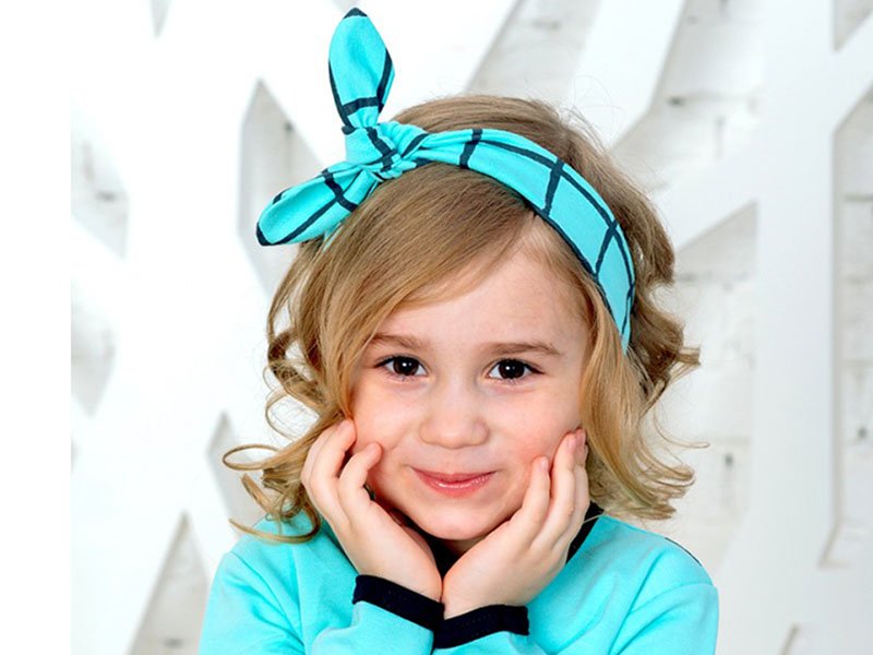 Повязка на голову Капли, тиффани Дашенька арт.1538 оптом_фото1