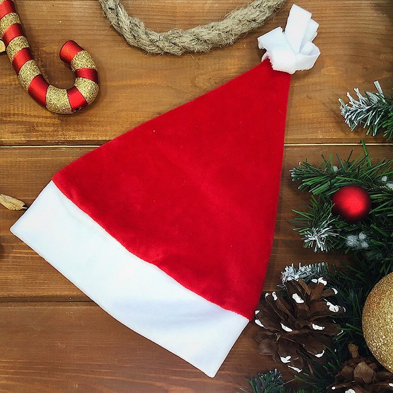 Колпак новогодний, красный ( интерлок) Дашенька арт.1463/018 оптом_фото1