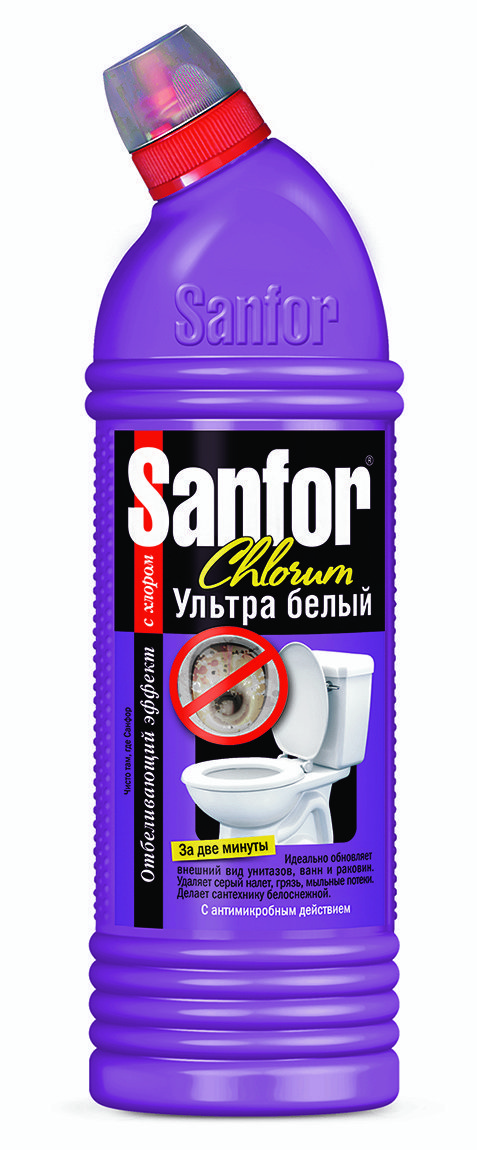 SANFOR гель д/ванн и туалета CHLORUM , 750 г Sanfor арт.1880 оптом_фото1