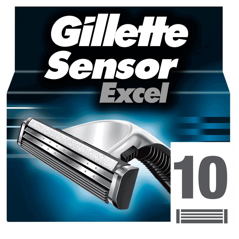 Сменные кассеты Gillette Sensor excel 10 шт. Gillette арт.3014260245832 оптом_фото4