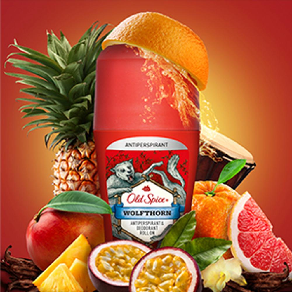 Роликовый мужской дезодорант-антиперспирант Old Spice Wolfthorn 50 мл. Old Spice  арт.4015600294915 оптом_фото2